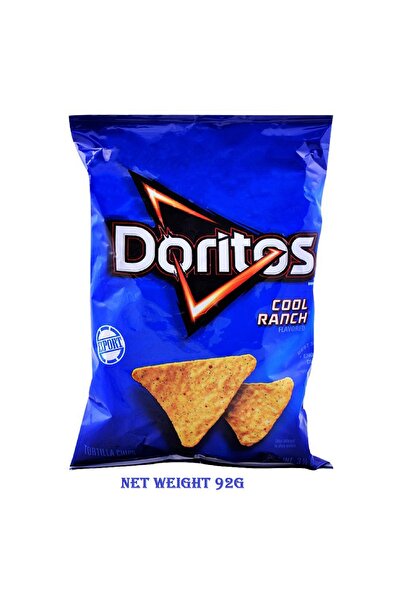 DORİTOS رقائق التورتيلا بنكهة رانش باردة 3.25 أونصة (92 جرام) - تصدير × 12