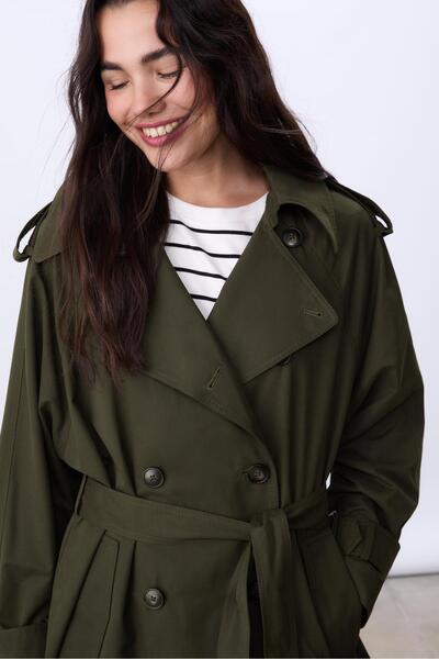 Stradivarius Long oversize trench coat