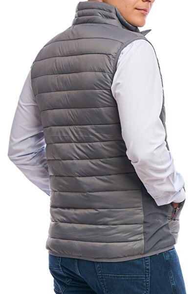 Centini Men's slim vest, Urban fit, ash gray