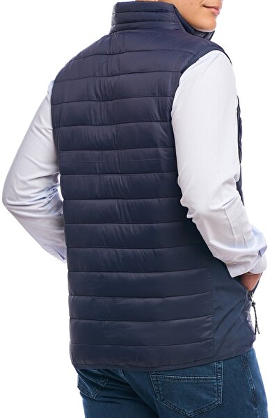 Centini Men's slim vest, Urban fit, navy blue