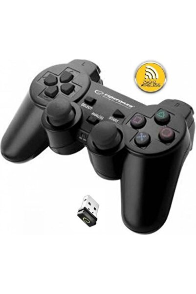 ESPERANZA Controler Gladiator EGG 108 K, Wireless, PC/PS3 (Negru)