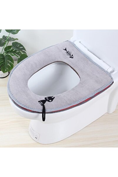 Generic Washable Bathroom Toilet Seat Cover Warmer Soft Cushion Pad Closestool Lid Mat Household Products -