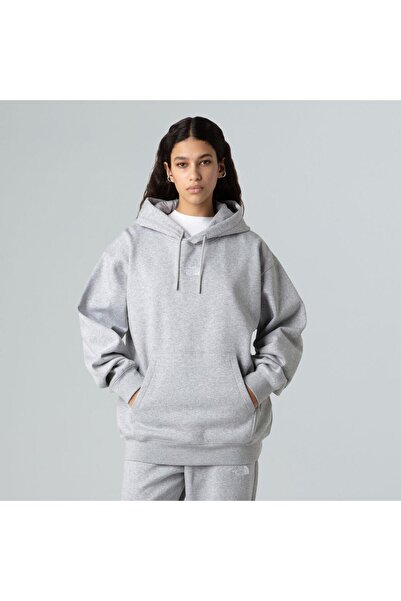 THE NORTH FACE W ESSENTIAL OVERSIZE HOODIE Kadın Sweatshirt NF0A89ENDYX1 Gri-XS