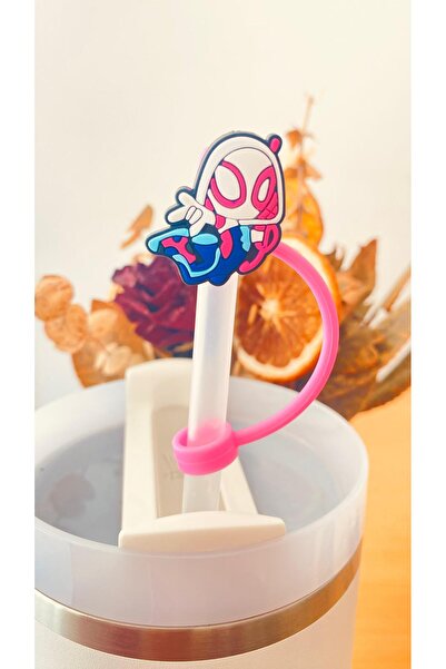 IGN Termos Uyumlu Aksesuar/ MARVEL SÜPER KAHRAMAN Pipet Koruyucu/Pipet Kılıfı...