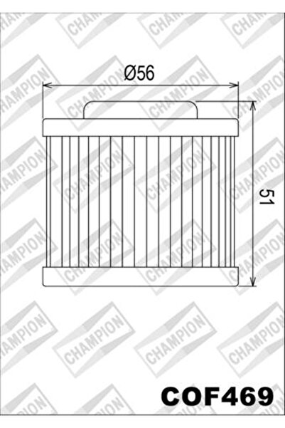 FERODO Filtru Ulei Moto COF469 - Champion, compatibil cu MV Agusta