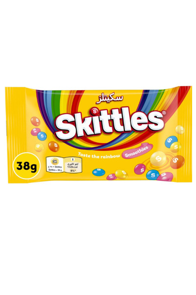 Skittles سموثي مغلفة قابلة للمضغ 14 × 38 جرام