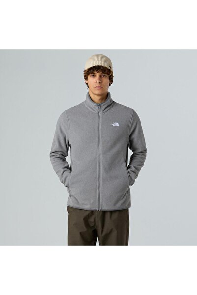 THE NORTH FACE M Glacier Fleece Jacket Erkek Outdoor Polar Ceket NF0A8D0RCQI1 Gri