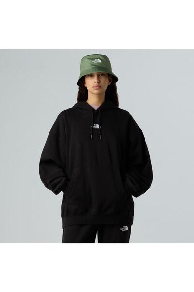 THE NORTH FACE W ESSENTIAL OVERSIZE HOODIE Kadın Sweatshirt NF0A89ENJK31 Siyah-S