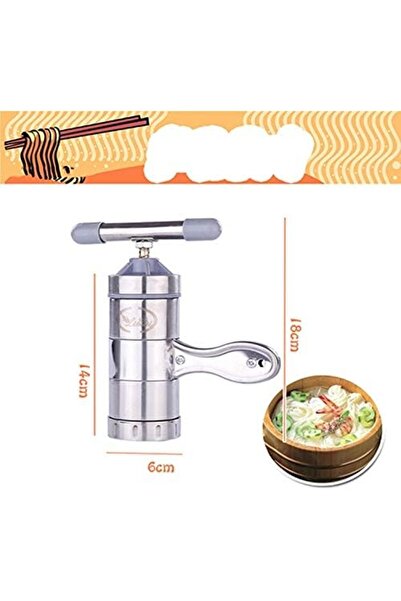 Generic Household Stainless Steel Manual Pasta Machine Hand Pressure Noodle Machine Noodle Maker with 5 Mode