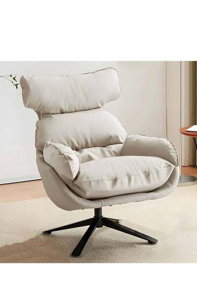 Crestj Office Lounge Chair || Light Beige