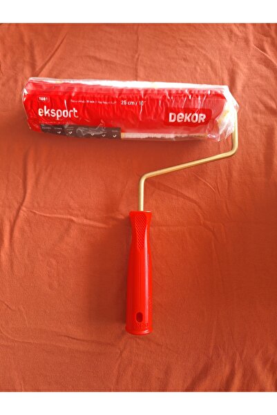 Dekor Eksport Boya Rulosu 25 cm – Uzun Tüylü, Plastik Saplı