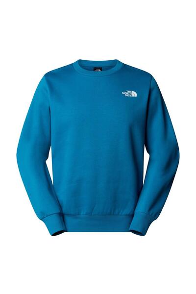 THE NORTH FACE M SIMPLE DOME REGULAR CREW Erkek Sweatshirt NF0A89FBBOM1 Mavi-XL