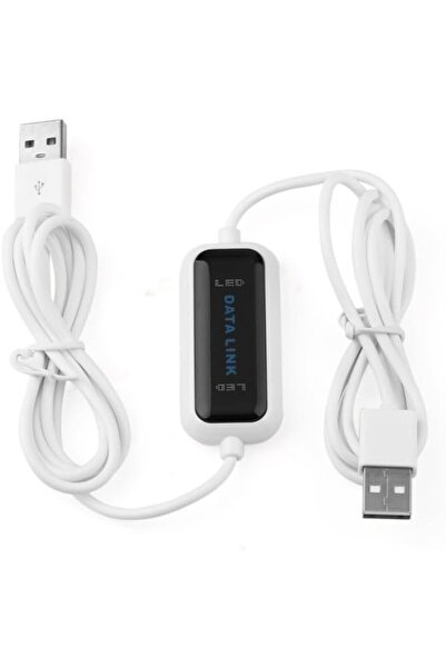 Generic High Speed USB PC to PC Online Share Data Link Net Direct File Transfer Bridge Cable, Length: 1.75m
