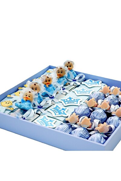 Liva Shop Figürlü Erkek Bebek Çikolatası 24 adet