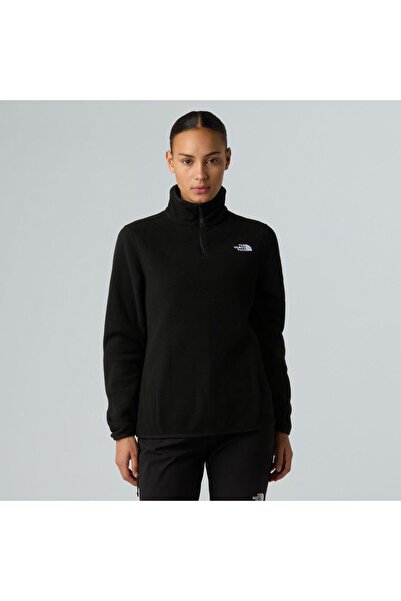 THE NORTH FACE Jachetă W GLACIER FLEECE 1/4 ZIP pentru femei NF0A8D2JJK31 Negru-S