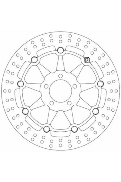 FERODO Disc Frână Moto FMD0116RX - Racing, Kawasaki ZX-7, Ninja, ZZ-R, VN