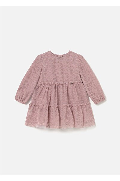 MAYORAL Baby Girl Patterned Dress Pink 2907