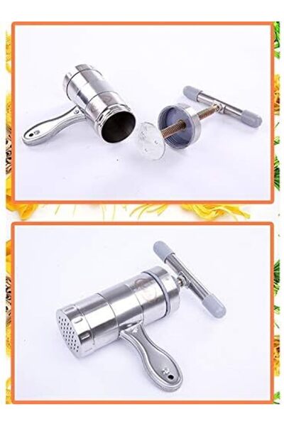 Generic Household Stainless Steel Manual Pasta Machine Hand Pressure Noodle Machine Noodle Maker with 5 Mode