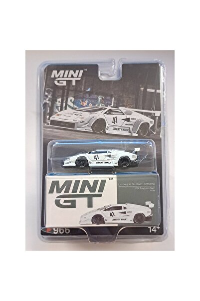 mini gt 1:64 Lamborghini Countach Lb-Works White 2024 Tokyo Auto Salon Diecast Model Car Blister