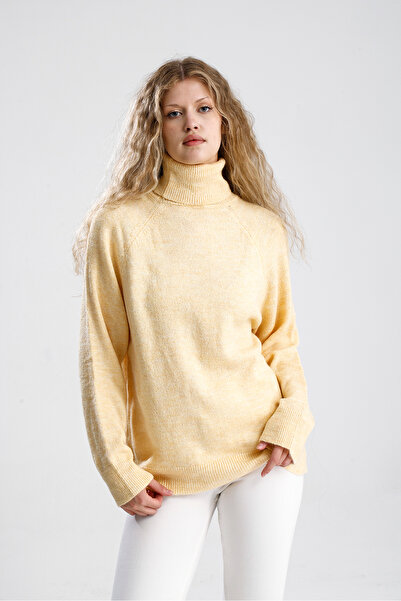 Figo Women's Turtleneck Knitwear Sweater