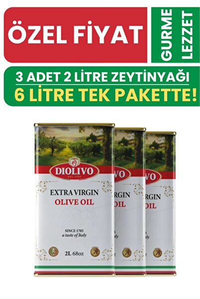 Diolivo Dal Since 1705 6 Litre Diolivo TOSCANA Italya zeytin yağı