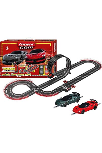 Carrera GO!!! Ferrari SF90 XX Stradale Slot Car Set | 5.3m Wireless Track | 2 Players