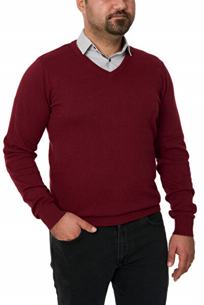 Centini Pulover barbat in anchior, Glory, grena