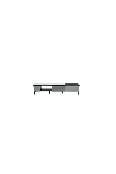 MARINO Modern TV table 130X30X45 cm extendable 100 cm