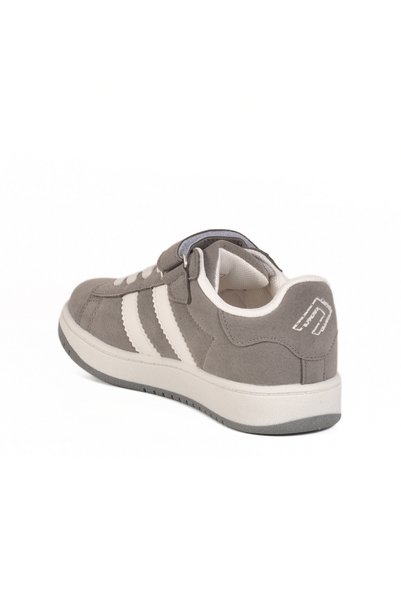 Generic Brand Pantofi sport pentru copii din nubuc gri, cu velcro, Cooper F