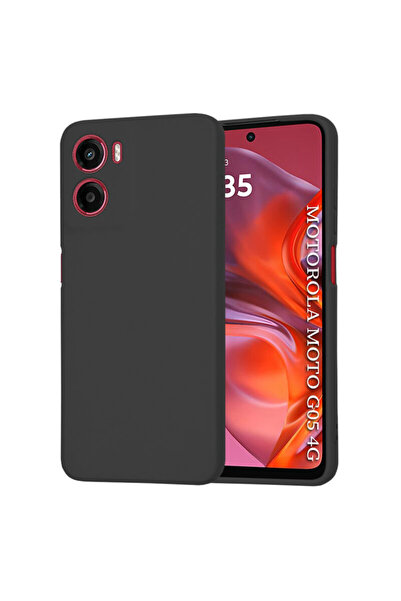 Techsuit Silicone Case for Motorola Moto G05 SoftFlex, Black