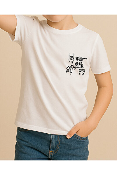 TREND YANKI تي شيرت للأطفال من الجنسين (جيت مونيل)