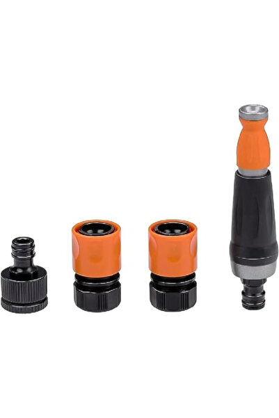 Black&Decker مجموعة وصلات خرطوم الحديقة المكونة من 4 قطع