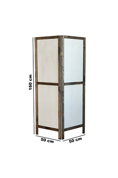 Weblonya Paravan Ahşap 2 Kanat Paravan Seperatör 5214