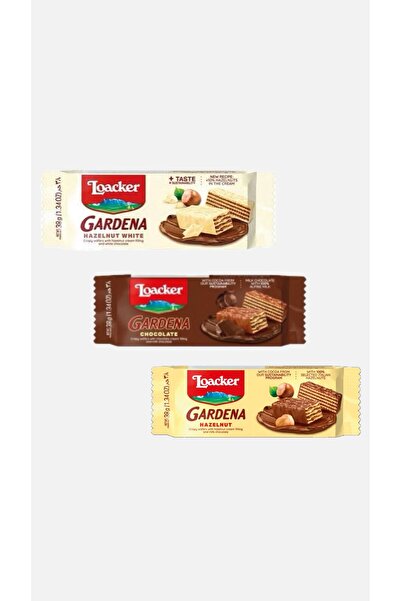 AILE MARKET Gardena Hazelnut white & Chocolate & Hazelnut 38gr* 3 Adet