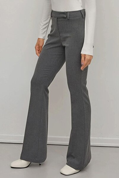 Hiccup Viskon Karışımlı Flare Premium Dokuma Pantolon