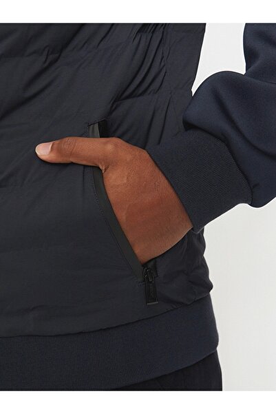 Guess Quilted Erkek Lacivert Scuba Ceket M4YL37WG9U2-G7V2