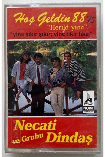 Nora نكتي دينداش وفرقة موسيقية أخرى - كاسيت ترحيب 88 (كاسيت طباعة ورقية أصلي)