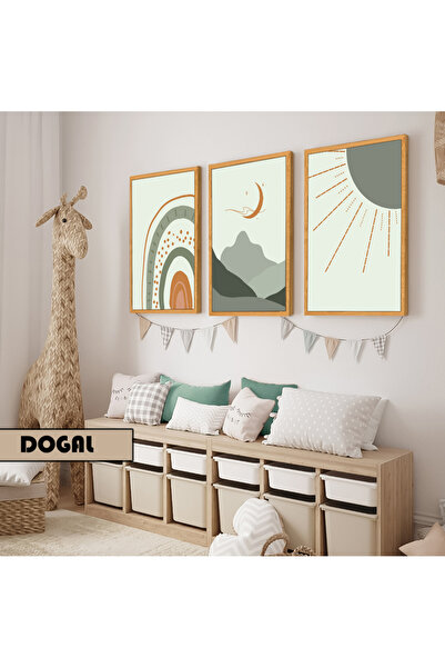 Harika bir ev Dečija soba Dnevna soba - Minimalistički Moderni Boem SUNČAN | ...