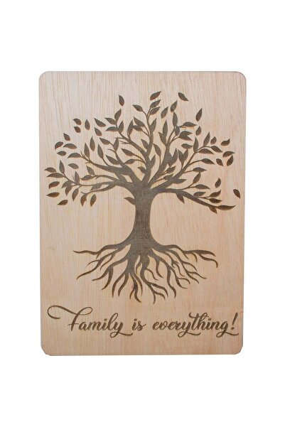 OEM Rama Copacul Vietii Personalizat Blank HH1506 din lemn pentru Licheni - 2...