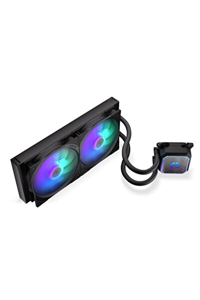 Endorfy Cooler CPU Endorfy Navis F280 ARGB, iluminare ARGB, 2 x 140mm, Racire cu lichid (Negru)