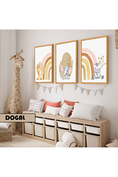 Harika bir ev Dečija soba Dnevna soba - Minimalistički Moderni Boemski SLON-Ž...