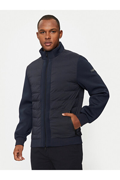 Guess Quilted Erkek Lacivert Scuba Ceket M4YL37WG9U2-G7V2