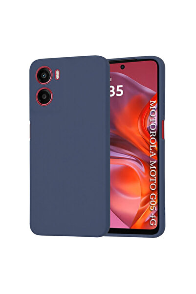 Techsuit Husă din silicon pentru Motorola Moto G05 SoftFlex, albastru marin