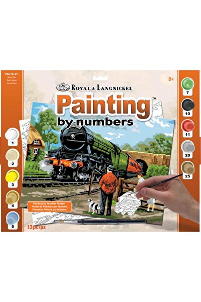 Royal&Langnickel قطارات بخارية - الطلاء حسب الرقم