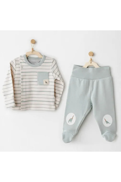 andywawa 2-Piece Baby Bodysuit Set Ac26009 Green