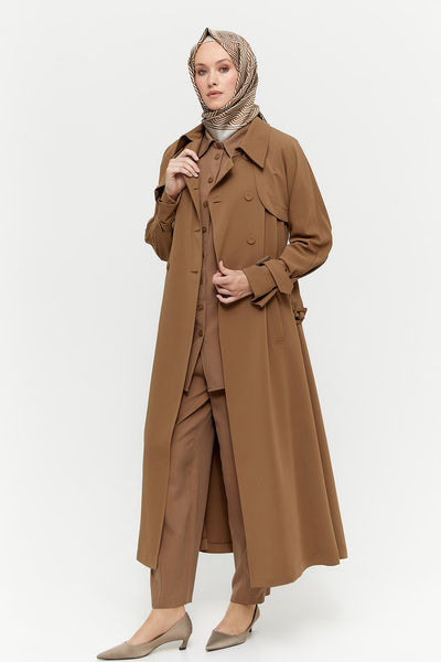 Setrms Bolerolu Krep Pardösü