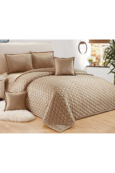 Generic Soft Velvet Comforter set, 6 Pcs Soft Bedding Set, King Size 220x240cm