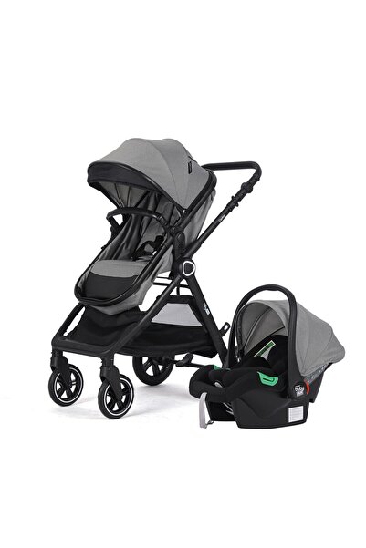 Baby Plus Capitan Travel Sistem Bebek Arabası, Portbebe Dönüşümlü, Çift Yönlü...