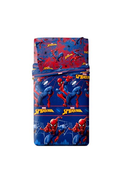 SPIDERMAN Bedding set, 3 pieces, mattress cover 105x200 cm, bed sheet 180x280 cm, pillowcase 50x70 cm