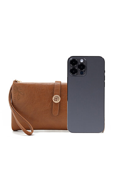 rinkadoll Κομψό πορτοφόλι με μοτίβο φύλλων